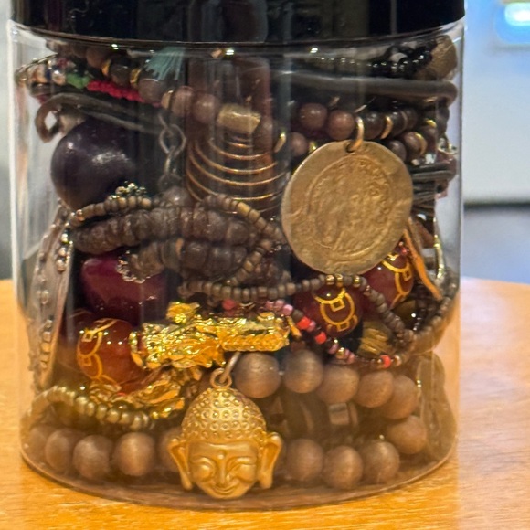 Mystery jewelry jar - Boho themed jar - Picture 2 of 4